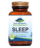 Organic Natural Sleep Aid - 60 Vegan Capsules with Valerian, Chamomile, Passion Flower, Melatonin and More - Buy Online on GoSupps.com