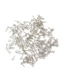 250pcs Silver Small Mini Screw Eyes Pin Tiny Screw-in Hooks Jewelry Metal Ring - Buy Online on GoSupps.com