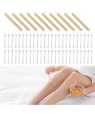 Nose Wax Kit - 50PC Hair Removal Set for Men & Women | Nasal Hair Remover & Wax Sticks with Spatulas - Buy Online on GoSupps.com