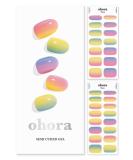 ohora Semi Cured Gel Nail Strips (Pastel) - Salon-Quality, Long Lasting & Easy to Apply - Includes Prep Pads & Nail File - Buy Online on GoSupps.com