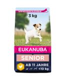 Eukanuba Senior Dog Food with Fresh Chicken for Small Breeds - Premium Dry Food 3 kg Pack - International Shipping Available - Buy Online on GoSupps.com