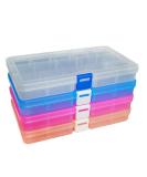 DUOFIRE Adjustable Plastic Organizer Container Storage Box with 15 Grids - 4 Pack, Ideal for Jewelry, Beads, Earrings, Fishing Hooks, Small Accessories - Buy Online on GoSupps.com