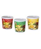 COCK BRAND Curry Paste Mix 3x400g - Authentic Yellow Green & Red | International Shipping Available - Buy Online on GoSupps.com