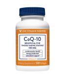 Buy Vitamin Shoppe CoQ-10 100mg - Supports Heart Health Energy & Antioxidant - 120 Softgels - International Shipping Available - Buy Online on GoSupps.com