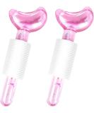 Buy Ice Globes for Facials - #1 Pink Facial Massager Tool for Women's Skincare Reduces Puffiness & Migraine Relief - Buy Online on GoSupps.com