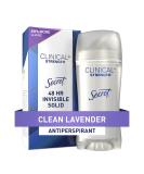 Secret Clinical Strength Antiperspirant/Deodorant Invisible Solid Clean Lavender 2.6 oz (73 g) - Buy Online on GoSupps.com