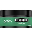 Got2b Phenomenal Texture Clay Stop 5 - 100ml | Vegan Hair Wax for Men | Matte Barbershop Style for Shorter Hair - Buy Online on GoSupps.com