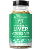 Vital Liver Cleanse Detox & Repair  9-in-1 Liver Support Supplement  Milk Thistle Artichoke Extract Turmeric Adaptogens  Optimal Liver Function and Digestive Health  60 Vegetarian Soft Capsules - Buy Online on GoSupps.com