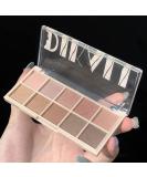Go Ho 10 Color Matte Eyeshadow Palette - Highly Pigmented Waterproof Shadows in Light Pink & Brown - Spring Warm Collection - Buy Online on GoSupps.com