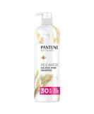 Pantene Sulfate Free Shampoo  with Rice Water  Protects Natural Hair Growth  Volumizing  for Women  Nutrient Infused with Vitamin B5  Safe for Color Treated Hair  Pro-V Blends  30.0 oz PN ProV Rice Water 1L Shampoo - Buy Online on GoSupps.com