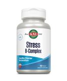 KAL Stress B Complex Vitamin Supplement for Energy and Immune Support - 100 Tablets - Buy Online on GoSupps.com