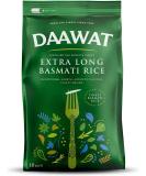 Daawat Extra Long Basmati Rice with Exceptional Length Aromatic Flavour Fluffy Grains Elongates up to 24mm when Cooked Non-Sticky and Ideal for all types of Dishes - 5Kg 5 KG - Buy Online on GoSupps.com