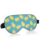 Yellow Chicken Eye Mask | Funny Lightweight Sleep Mask with Adjustable Strap | Light Blocking Blindfold for Men & Women - Perfect for Travel & Naps - Buy Online on GoSupps.com
