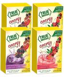 True Lemon Energy Drinks Variety Pack - Wild Cherry Cranberry & Wild Blackberry Pomegranate - 24ct Packets (4 Boxes Total) by True Citrus - Buy Online on GoSupps.com