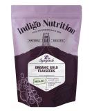 Indigo Herbs Organic Golden Linseed/Flaxseeds 1kg - High Fibre, Omega-3 Rich, Vegan, Gluten-Free - Buy Online on GoSupps.com