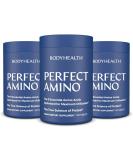 BodyHealth PerfectAmino Tablets, (3-Pack) All 8 Essential Amino Acids with BCAAs + Lysine, Phenylalanine, Threonine, Methionine, Tryptophan, Supplement for Muscle Mass Production, Recovery & Strength - Buy Online on GoSupps.com