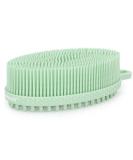 FREATECH Body Brush - Dual Silicone Bristles for Bathing & Massage Anti-Cellulite Shower Brush Hygienic & Durable Mint Green - Buy Online on GoSupps.com