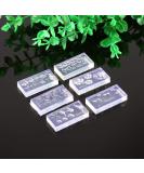 6pcs Nail Art Stencils - Silicone Manicure Fashion Decorations for Creative Nail Designs | International Shipping - Buy Online on GoSupps.com