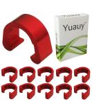 Yuauy 10 RED Metal C-Clips for MTB BMX Bikes - Brake/Shifter Cable Guides - Buy Online on GoSupps.com