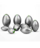 AMYSPORTS Egg Lead Fishing Weights Kit Drop Bass Weights Sinker Tackle Saltwater Casting Fishing Sinkers Set Oval Freshwater Size5 (1/2oz.) 15 pcs - Buy Online on GoSupps.com