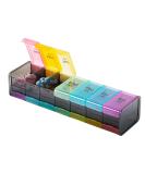 Large Weekly Pill Organizer 2x Daily - AM PM Pill Case for Vitamins & Meds | 7-Day Travel Pill Box - Buy Online on GoSupps.com