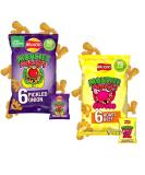 Walkers Monster Munch Pickled Onion & Roast Beef Chips Bags - Crunchy Snacks (12 x mixed mini bags) - Buy Online on GoSupps.com