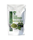 100% Organic Indigo Powder for Hair Dye - Black Coloring | 100g (3.52oz) | For use with Pure Henna - Buy Online on GoSupps.com