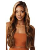 Outre KIMANI Lace Front Colorbomb Body Wave Synthetic Wig in 3DRFFSSTBL - Salon-Designed Blonde Shades with Pre-Plucked Swiss Lace and Natural Baby Hair - Buy Online on GoSupps.com