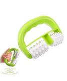 Anti-Cellulite Massage Roll Brush - Wet/Dry Use for Effective Cellulite Reduction - Ideal for Women & Men - Target Shoulders Buttocks Back & Legs (Green) - Buy Online on GoSupps.com