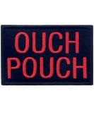 Ouch Pouch Embroidered Patch Tactical Moral Applique Fastener Hook & Loop Emblem, Red & Black - Buy Online on GoSupps.com
