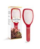 Paddle Hair Brush Detangler for Natural Curly Straight Wet/Dry Hair - Rose Red - Buy Online on GoSupps.com