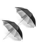 LimoStudio Case of 2  40" Double Layer Black & Silver Photo Studio Umbrella Photo Video Reflector  LMS127 - Buy Online on GoSupps.com