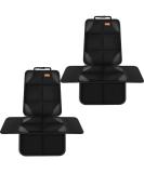 Bacgnyer Car Seat Protector | Thickest Padded 600D Fabric, Waterproof & Non-Slip | 2pcs Shiny Black | Child Seat Protection for Babies, Toddlers, Children - Buy Online on GoSupps.com