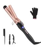 Professional 32mm Hair Curling Wand - Adjustable Temp Dual Voltage Auto Shut-Off for Perfect Big Curls - Buy Online on GoSupps.com