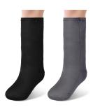 2 Pcs Leg Cast Cover Medium Short Cast Sock for Below The Knee Leg Cast - Black Gray | Men Women - Buy Online on GoSupps.com