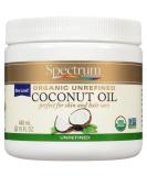 Buy Spectrum Essentials Organic Unrefined Coconut Oil 15 Oz | Premium Quality Cooking Oil - Buy Online on GoSupps.com