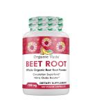 Organic Veda Beet Root Capsules 1500mg - 300 Non-GMO & Gluten-Free Capsules for Improved Circulation Nitric Oxide Boost Energy Endurance & Stamina - Buy Online on GoSupps.com