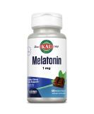 KAL Melatonin Chocolate Mint 1mg - Natural Sleep Aid, 120 Micro Tablets - Buy Online on GoSupps.com