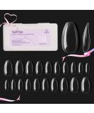 500Pcs Clear Short Ballerina False Nails Tips | Nail Glues for Acrylic & Dip Powder Nails | DIY Home Nail Art - Beetles - Buy Online on GoSupps.com