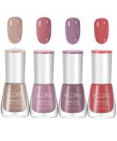TBeautfave Nail Polish Set Nude Nail Varnish Sets Quick Dry & Long Lasting Red Purple Nail Polish Water Based Natural Nail Varnish Sets for Women DIY Nail Art - No Need Cure 02Nude - Buy Online on GoSupps.com