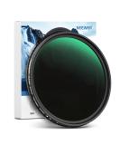 NEEWER 77mm HD Variable ND Filter ND2-ND32 - 1-5 Stop, Nano Coated, Ultra Slim, Water Repellent - Buy Online on GoSupps.com