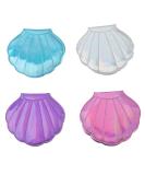 Framendino 4 Pack Portable Glitter Shell Makeup Mirrors - Double-Sided Compact Travel Mirrors for Women and Girls - Buy Online on GoSupps.com