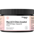 Inositol Supplement Powder with MTHF Folate & Vitamin D3 | Hormonal Balance & Ovarian Support | Myo & D-Chiro Inositol | Vitamin B8 | 30-Day Supply - Buy Online on GoSupps.com