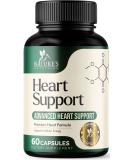 Heart Supplements for Men & Women - 1650mg Heart Health Support with CoQ10 Hawthorn & Plant Sterols | 60 Capsules for Nitric Oxide & Energy Production - Buy Online on GoSupps.com