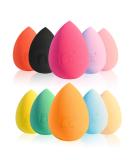 Dolovemk 10 Parts Makeup Sponge Mixer Set - Latex-Free Foundation Sponges in 10 Colors for Liquid Makeup - Handmade Craft - Buy Online on GoSupps.com