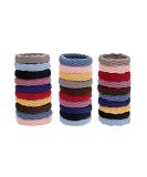 Liujzzj 30-Piece Cotton Hair Tie Set for Women - Colorful Ponytail Bands & Hair Rubber Bands - Buy Online on GoSupps.com
