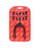 Hot Spurs w-5 Interchangeable Heads - Black - L-c | High-Quality Spurs for Ultimate Performance - Buy Online on GoSupps.com