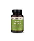 Dr. Mercola Organic Ginkgo Biloba with Coffee Fruit Extract - 30 Servings | Supports Mitochondrial Health, Brain & Cognitive Function - Buy Online on GoSupps.com
