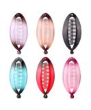 Smrroy 6 Pcs Banana Hair Clips - Resin Fishtail Comb Headdress for Women - Buy Online on GoSupps.com