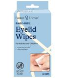 Foster & Thrive Eyelid Cleanser - Hypoallergenic Rinse-Free Wipes for Soothe & Comfort Irritated Eyelids | 30 Pre-Moistened Wipes - Buy Online on GoSupps.com